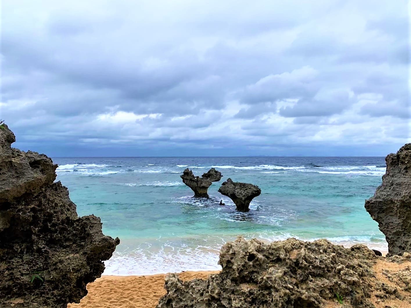 沖繩景點-心形岩